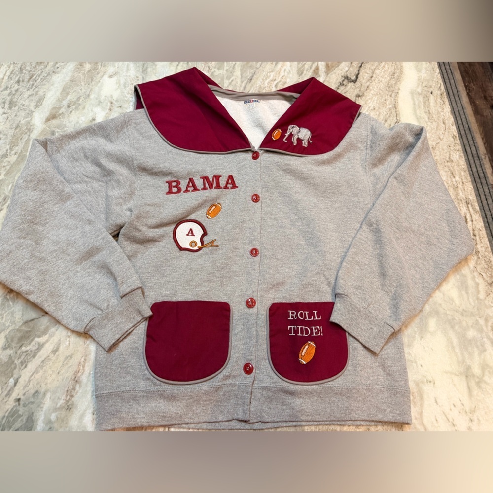 Alabama Crimson Tide Jerzees Vintage Sweatshirt Women’s Roll Tide Medium